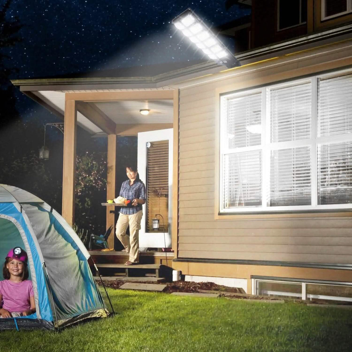 Solar Powered Wall Light Beads PIR Motion Sensor - A-1 Thread Vault
