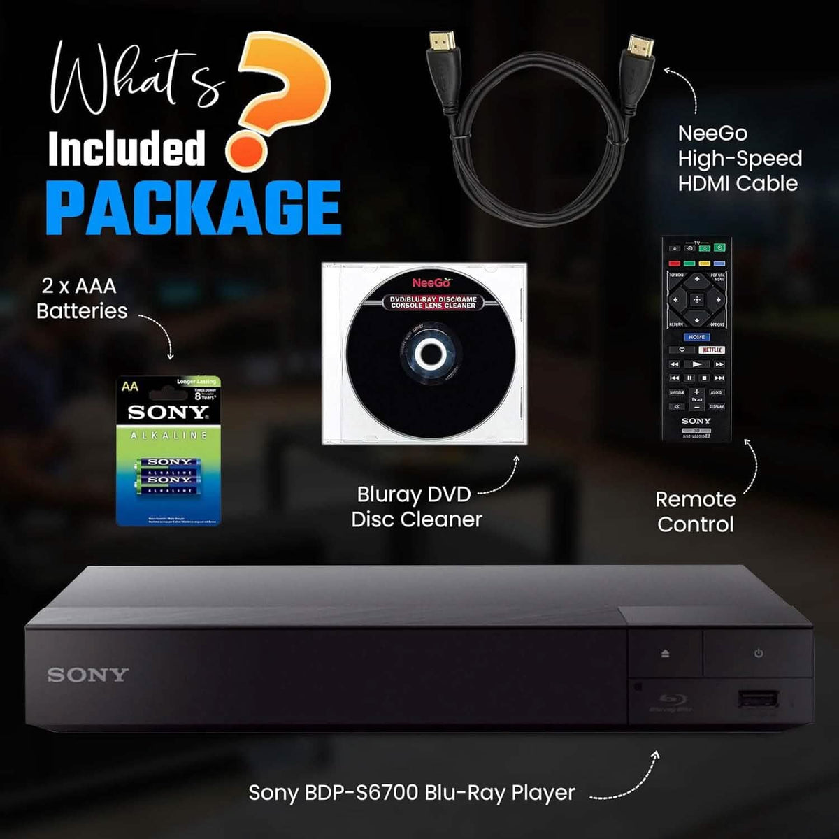 Sony 4k Blu Ray DVD Player for TV (Refurbished) - A-1 Thread Vault