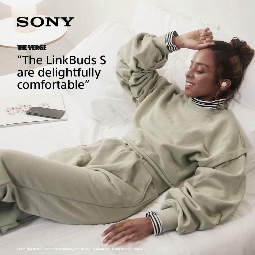 Sony LinkBuds S Truly Wireless Noise Canceling Earbud Headphones with Alexa Built-in (Refurbished) - A-1 Thread Vault