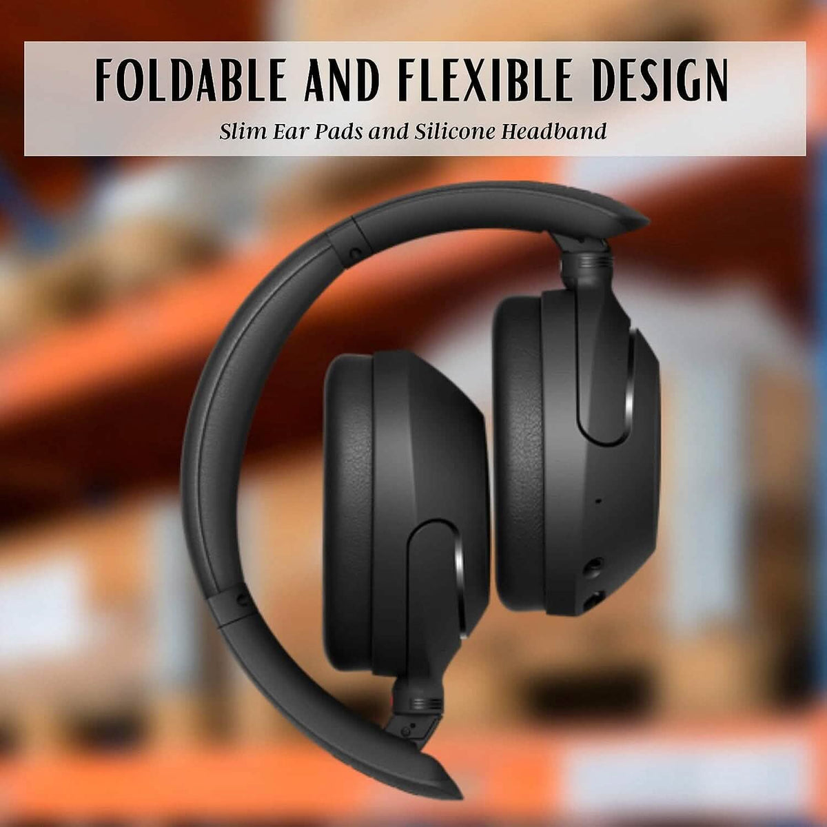 Sony Wireless Noise Cancelling Headphones WH-XB910N Bluetooth Headset + NeeGo 3.5mm Extension (Refurbished) - A-1 Thread Vault