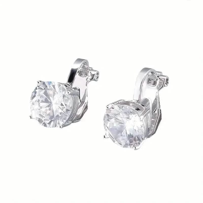 Sparkling Round Perforated Women's Earrings - A-1 Thread Vault