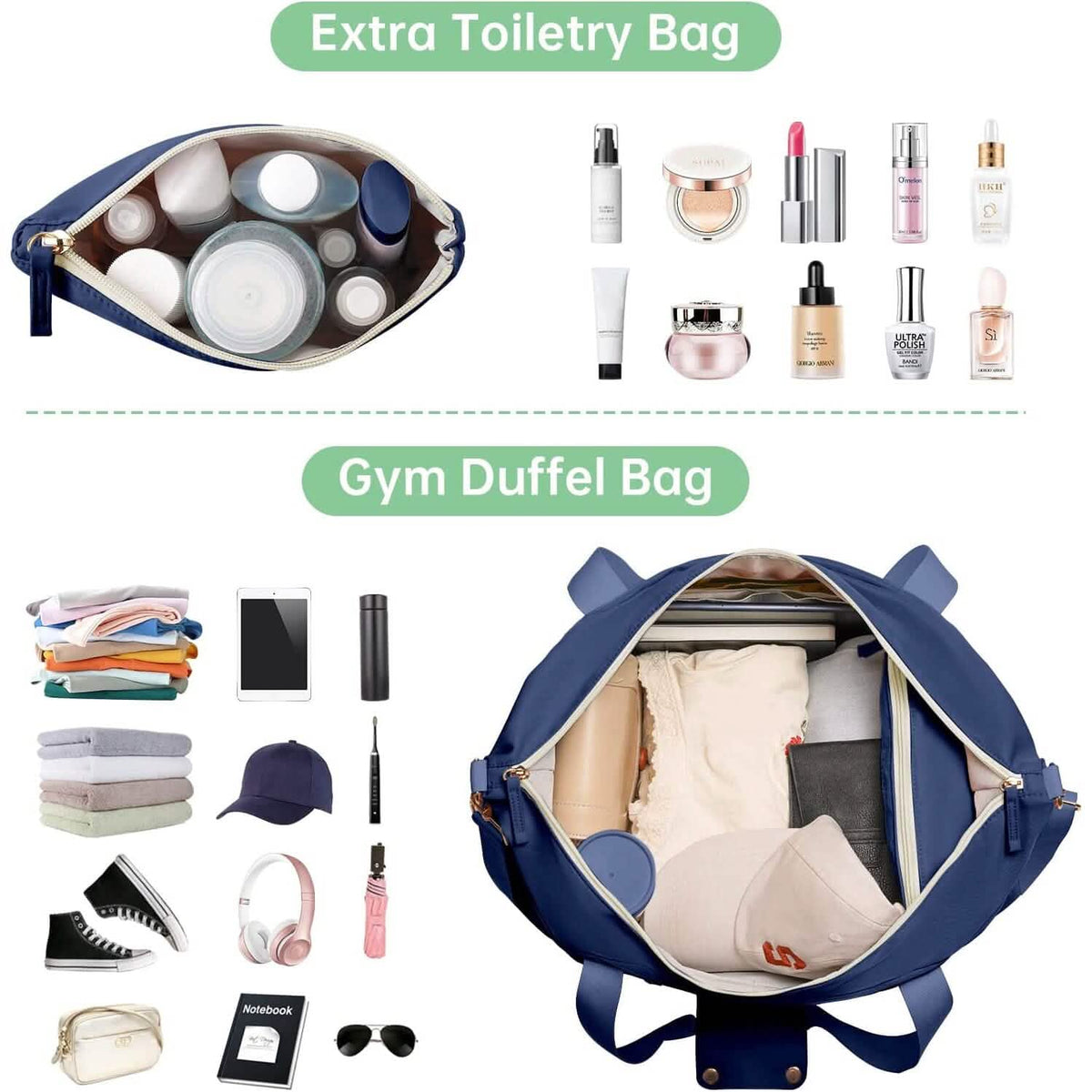 Sports Travel Duffel Bag with USB Charging Port - A-1 Thread Vault