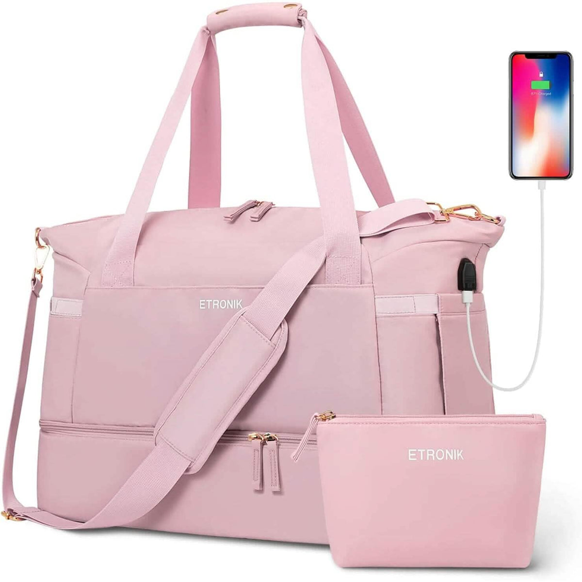 Sports Travel Duffel Bag with USB Charging Port - A-1 Thread Vault