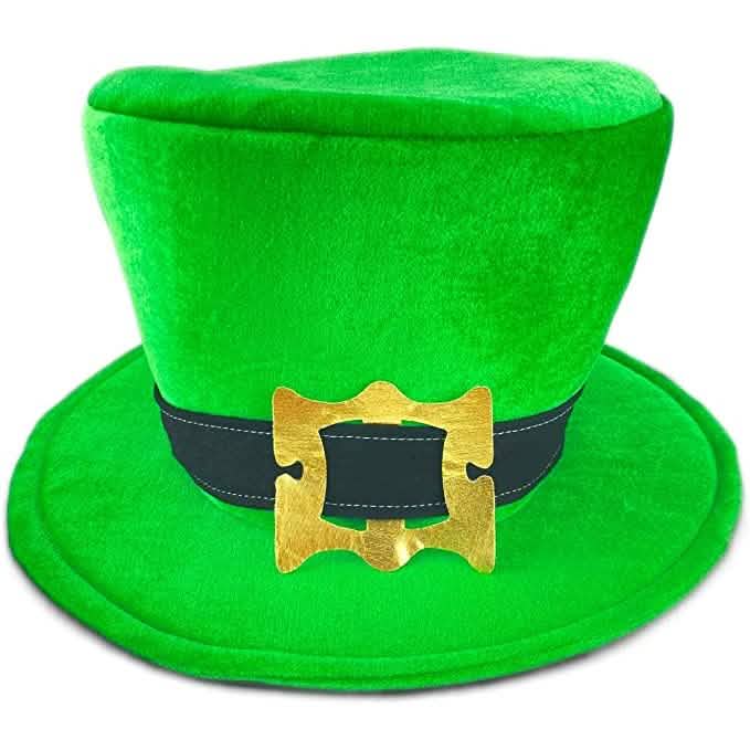 St. Patrick's Day Beard Face Mask and Green Hat Leprechaun Costume for Adults - A-1 Thread Vault