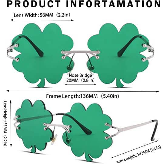 St. Patrick’s Day Irish Shamrock Sunglasses - A-1 Thread Vault