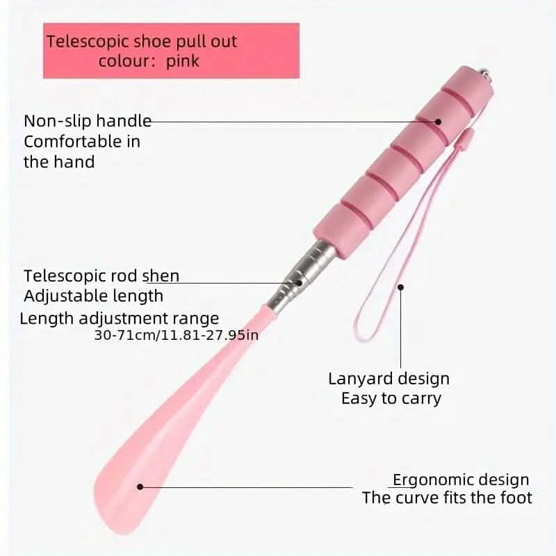 Stainless Steel Extendable Telescopic Shoe Horn - A-1 Thread Vault