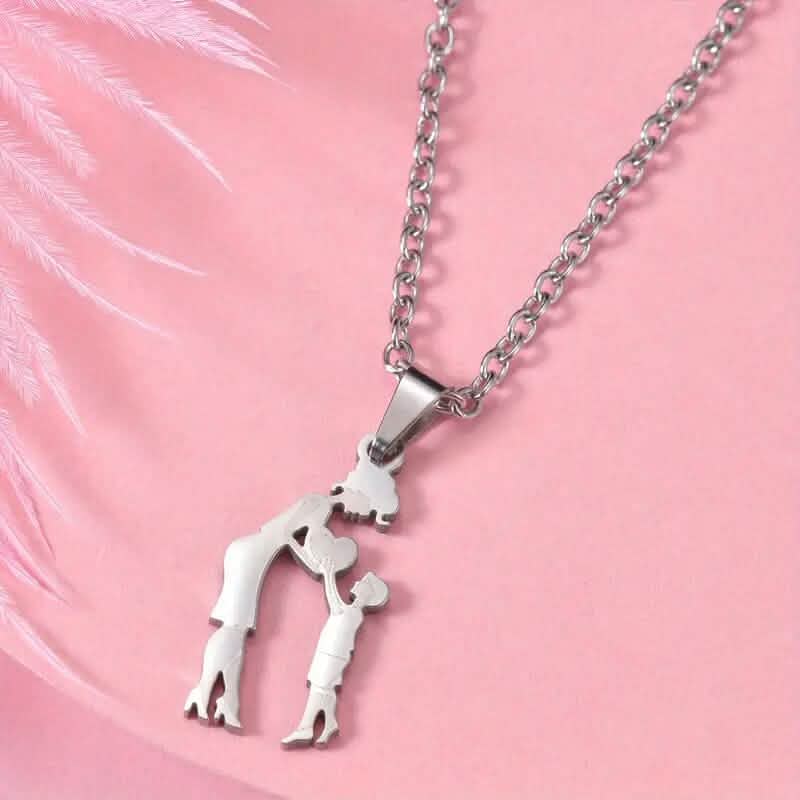 Stainless Steel Heartfelt Mother-Daughter-Son Necklace - A-1 Thread Vault