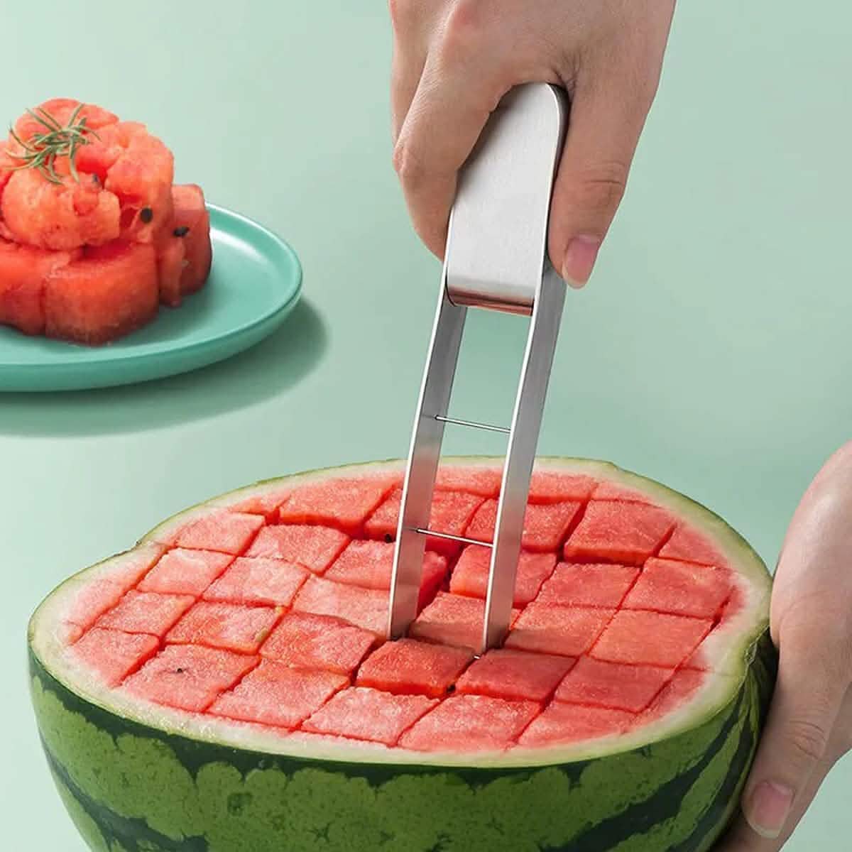 Stainless Steel Watermelon Cube Cutter - A-1 Thread Vault
