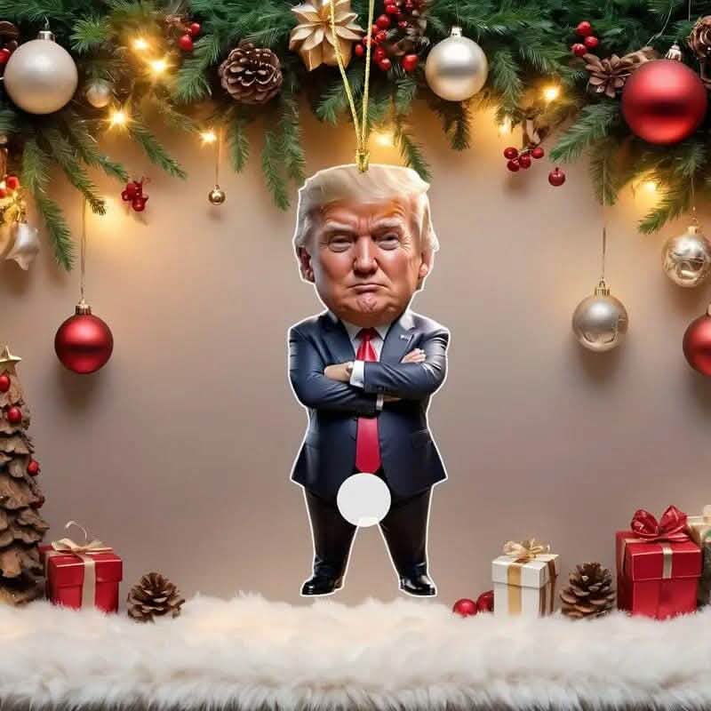 Standing Trump Acrylic Ornament Christmas Tree Hanging Decor - A-1 Thread Vault