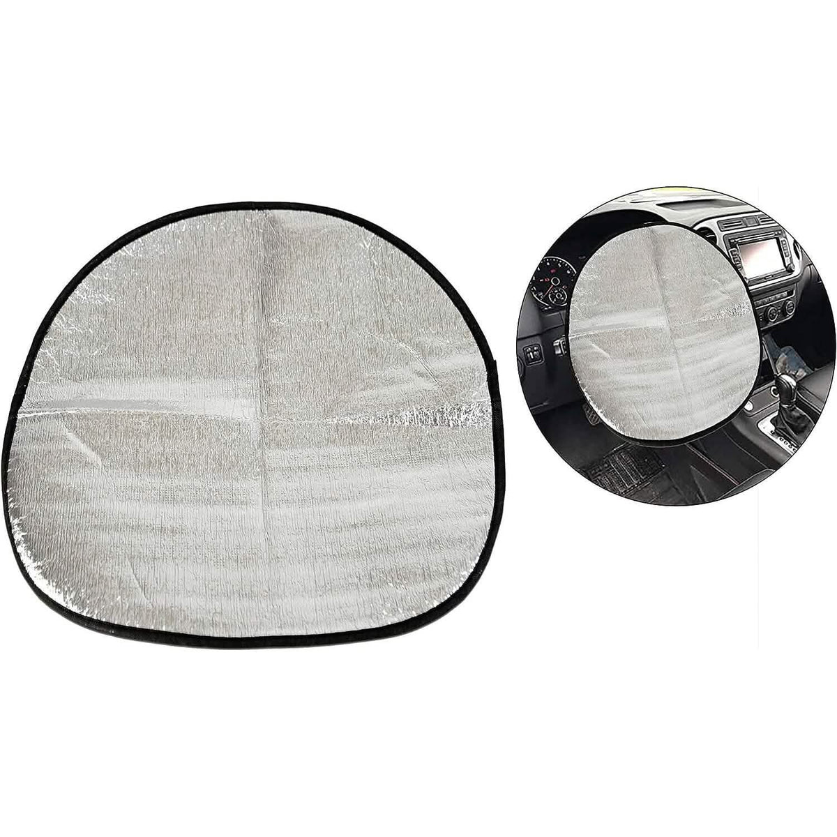 Steering Wheel Sun Protection Heat Reflective Cover Protector Cover - A-1 Thread Vault
