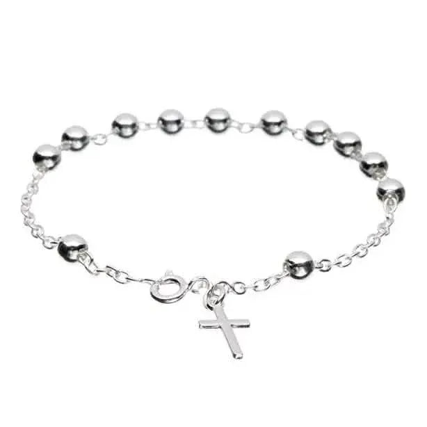 Sterling Silver Rosary Bracelet - A-1 Thread Vault