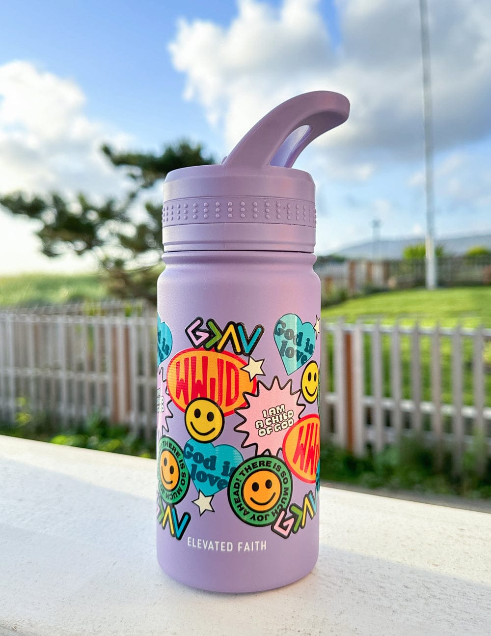 Sticker Collage Kids Water Bottle - A-1 Thread Vault