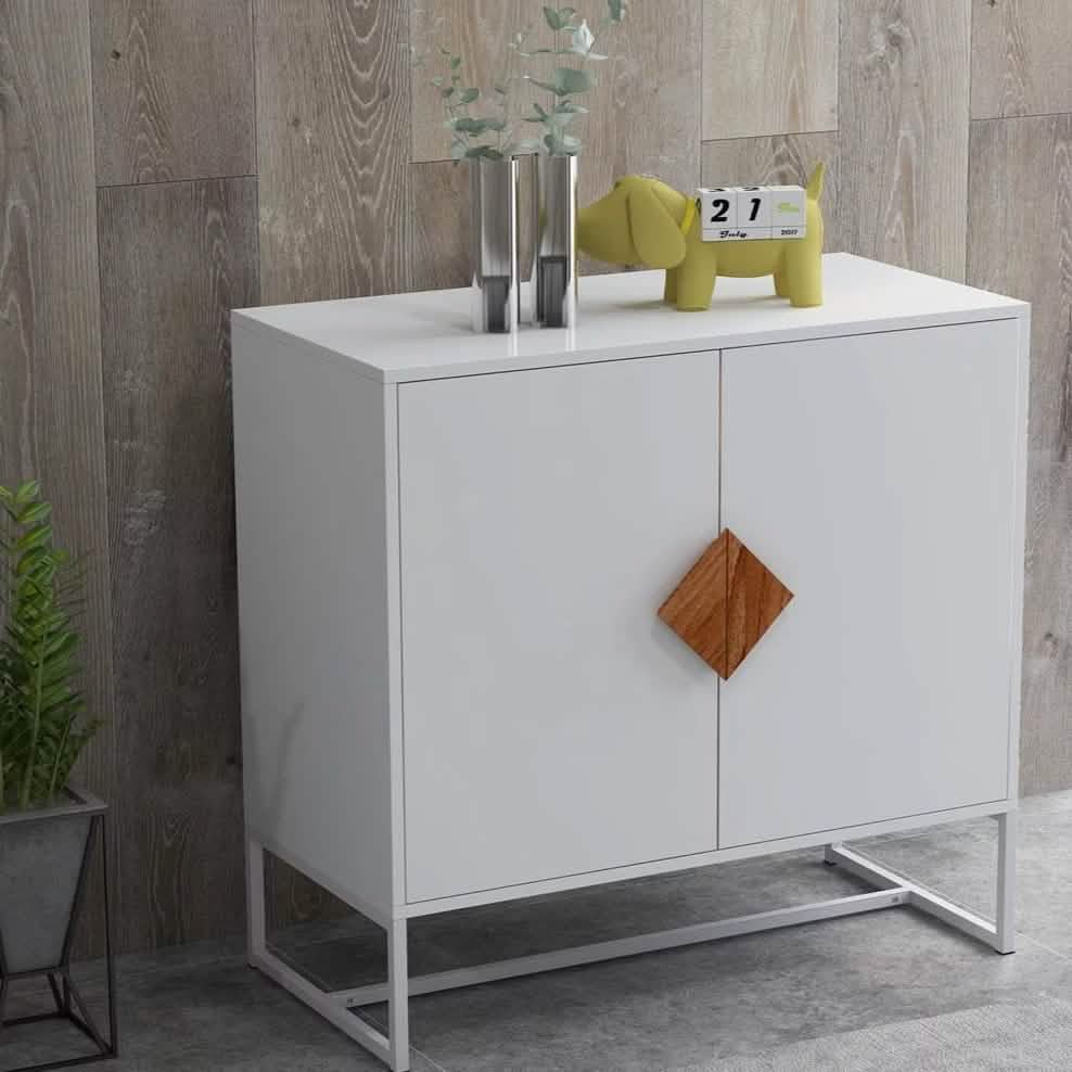 Storage Sideboard Cabinet White - A-1 Thread Vault