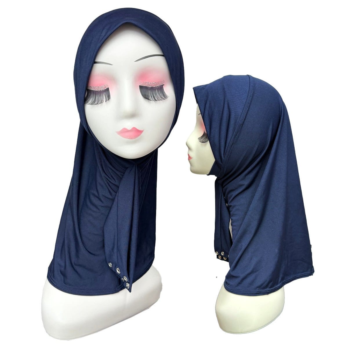 Stretch Underscarf Hijab Cap with Snap Button(MH234) - A-1 Thread Vault