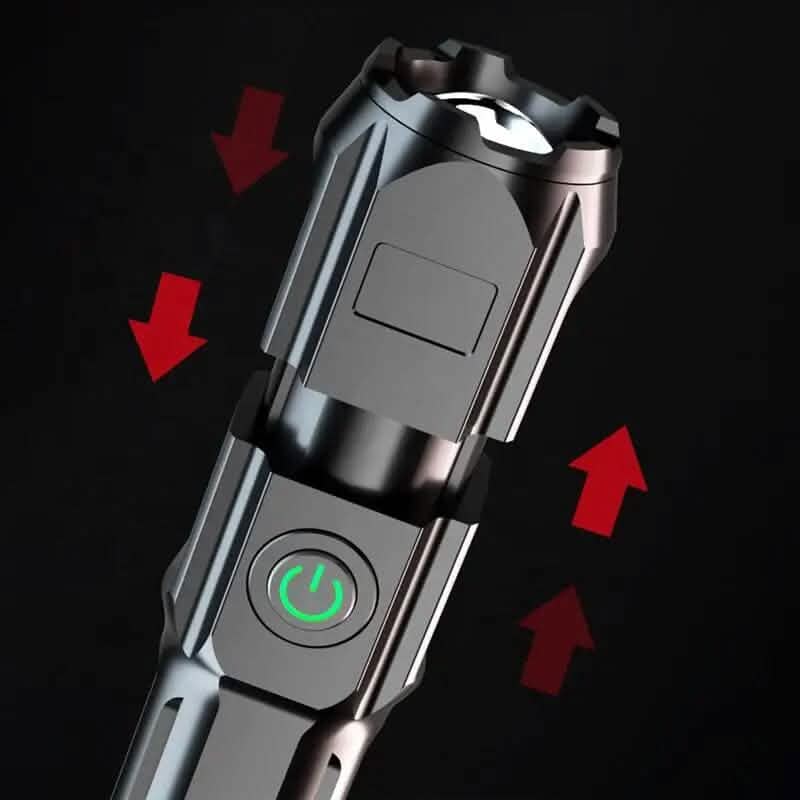 Strong Telescopic Light Zoom Flashlight - A-1 Thread Vault