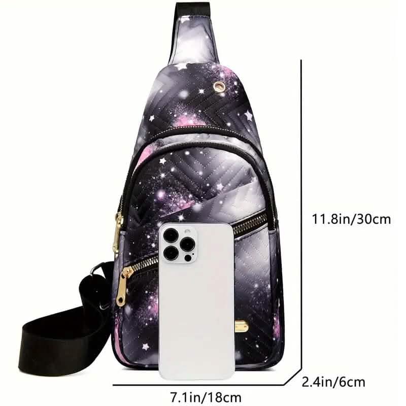 Stylish Chic Quilted Lightweight & Comfortable Crossbody Chest Bag - A-1 Thread Vault