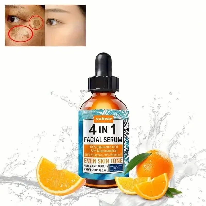 Subear 4-In-1 Facial Serum - Hydrates, Repairs, and Rejuvenates Skin with Hyaluronic Acid - A-1 Thread Vault