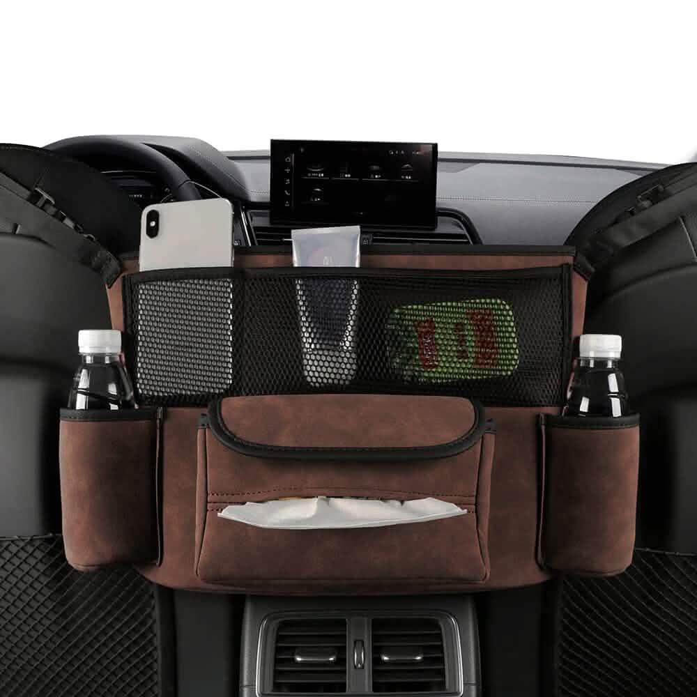 Suede Large Capacity Car Purse Holder - A-1 Thread Vault