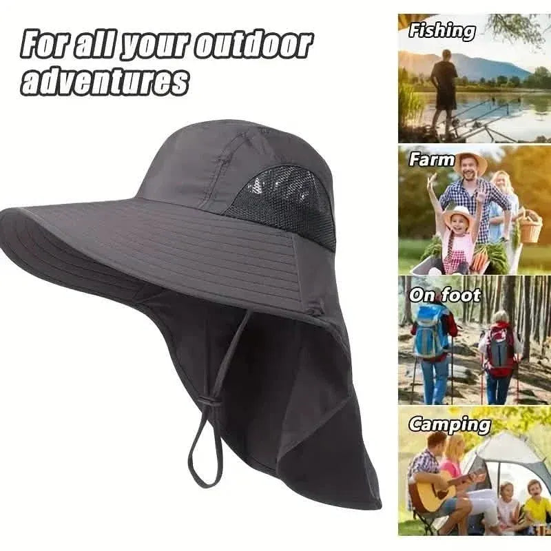 Summer Beach Neck Sunscreen Hat - A-1 Thread Vault