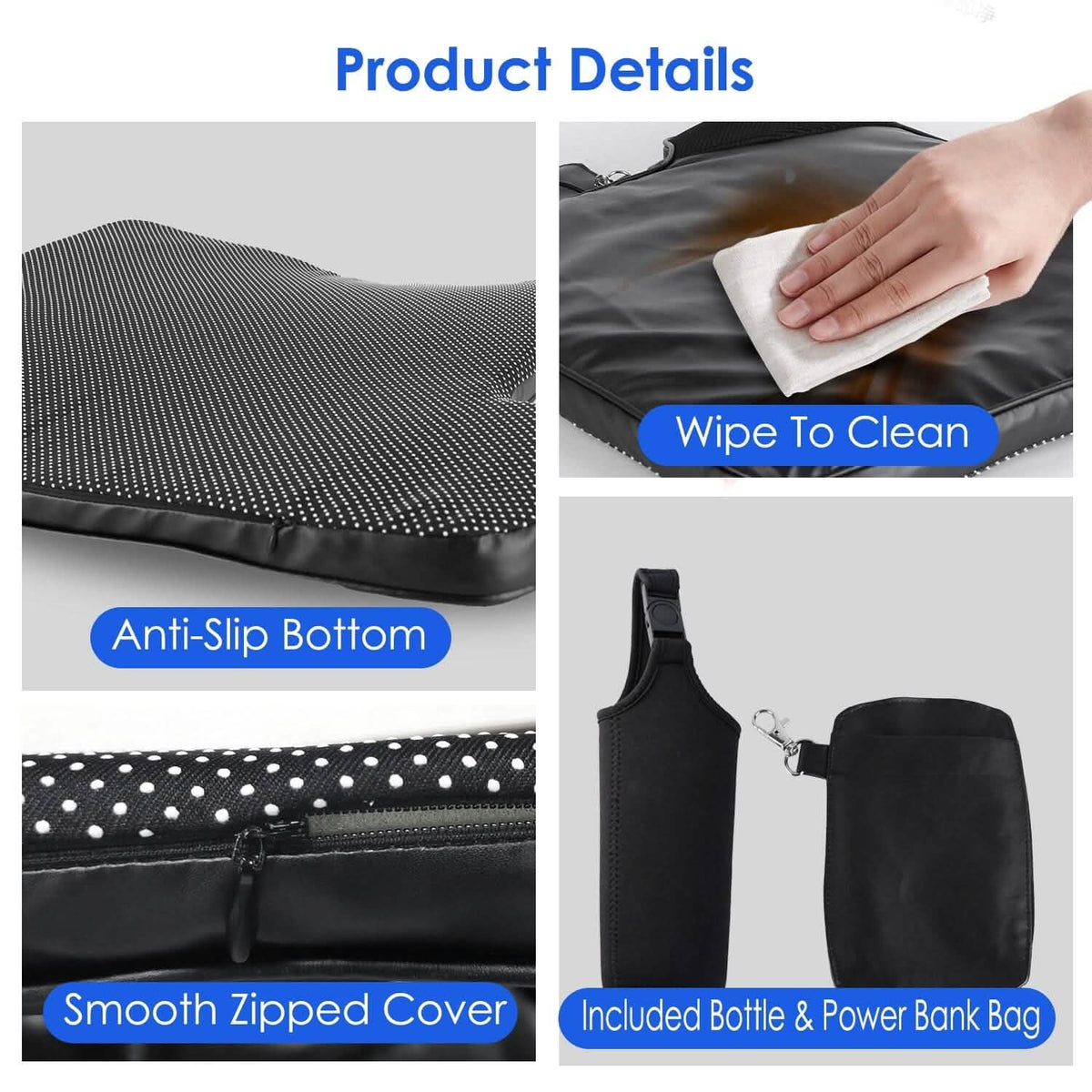 Summer Water Cooling System Seat Cushion with Fans 3 Speeds - A-1 Thread Vault
