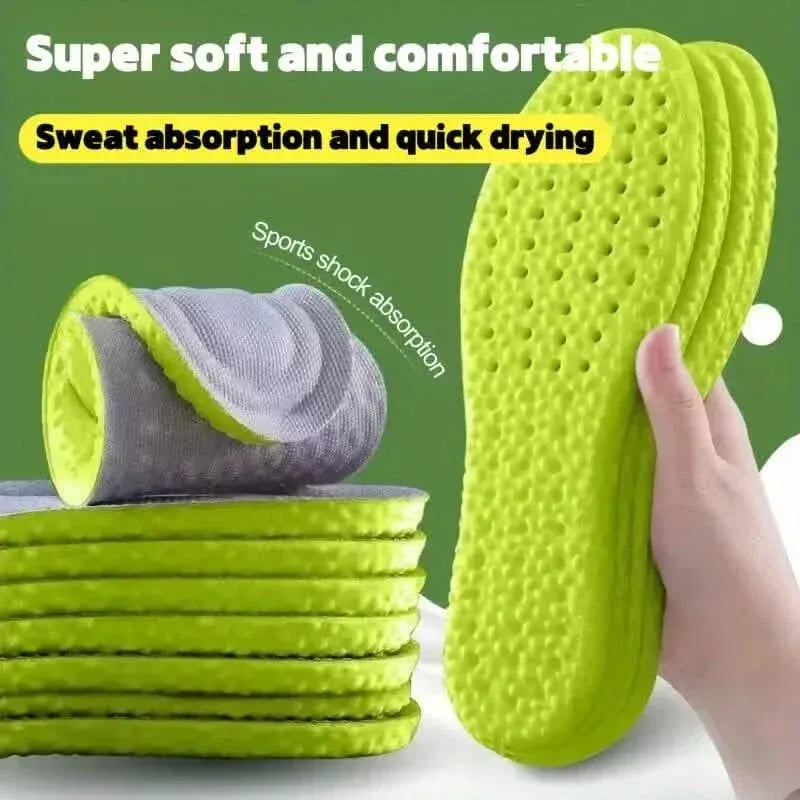 Super Absorbent and Sweat Wicking Shoe Insoles - Dirt Resistant and Machine Washable - A-1 Thread Vault