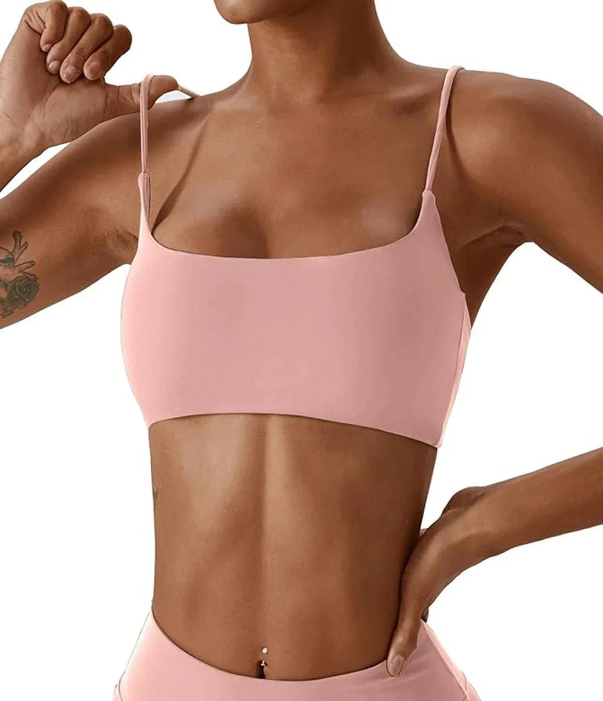 Super soft fabric back cross sports bra fitness top women's high-quality yoga clothes women's fitness running bra fitness yoga b - A-1 Thread Vault