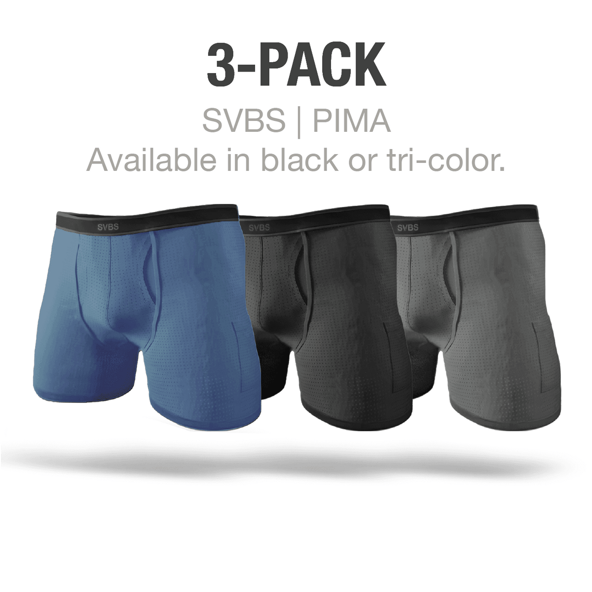 SVBPIMA TRI-POUCH™ BOXERS - PIMA COTTON - A-1 Thread Vault