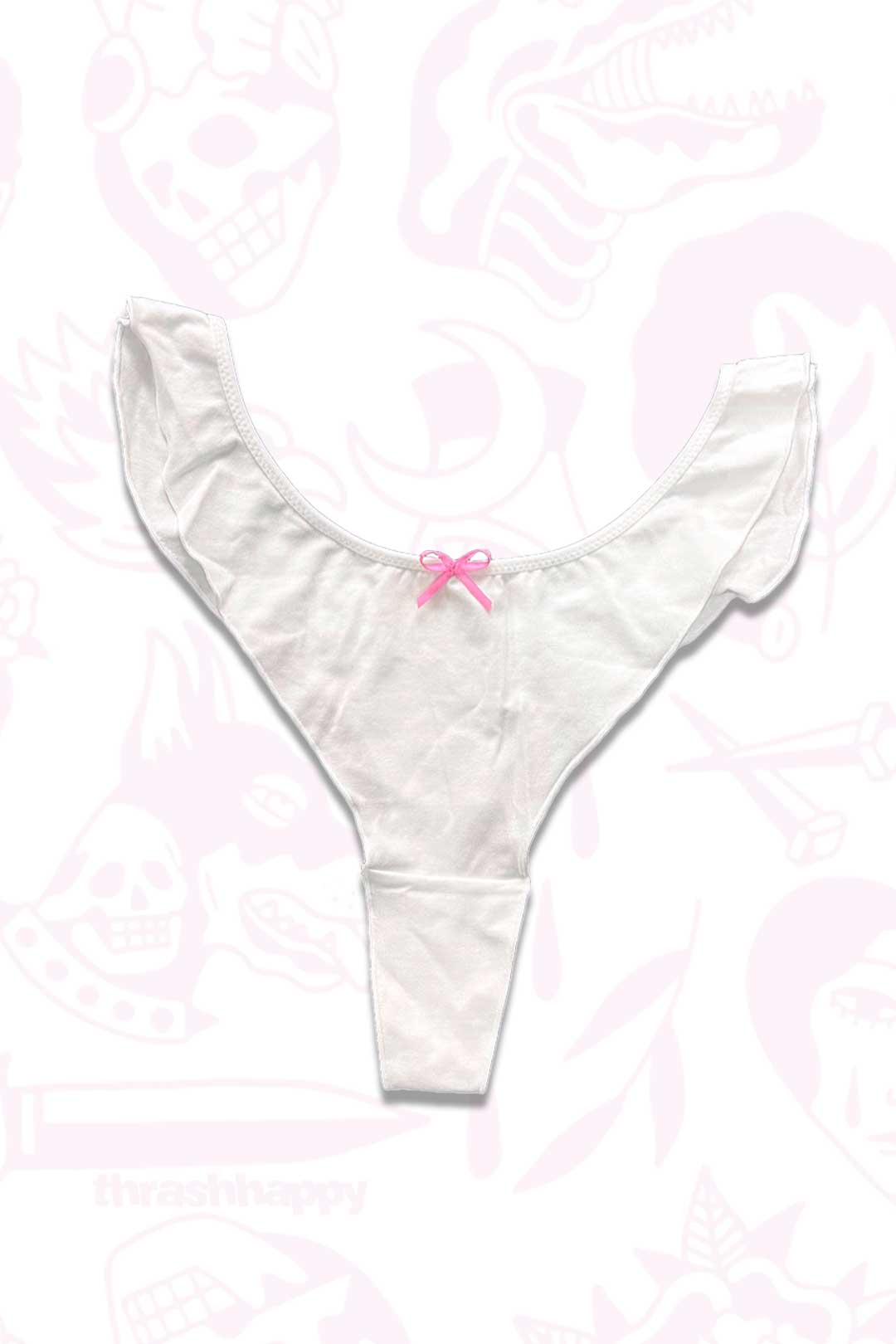 Sweet Cheeks Ruffle Thong - A-1 Thread Vault