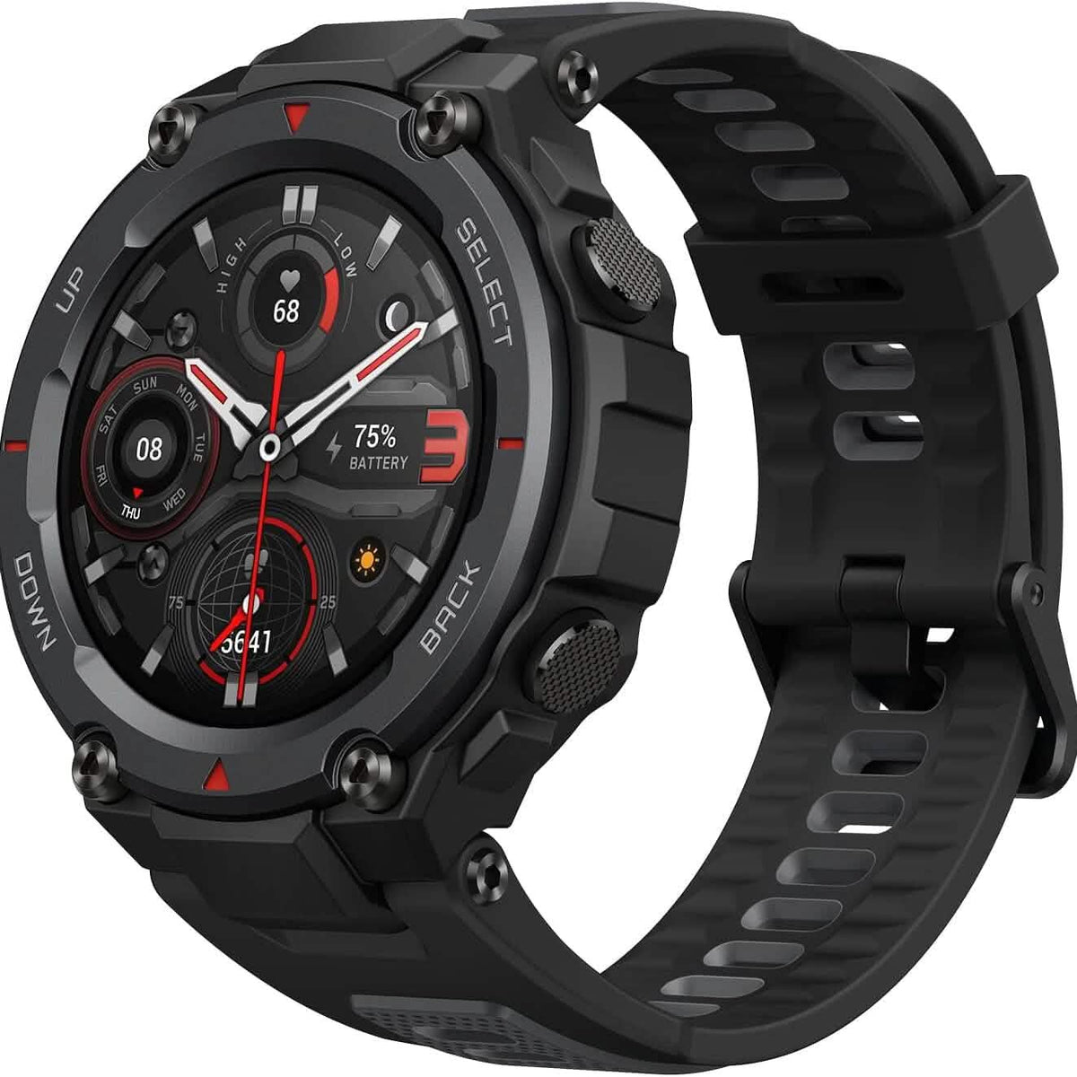 T-Rex Pro Smart Watch for Men Rugged Outdoor GPS Fitness Watch (Refurbished) - A-1 Thread Vault