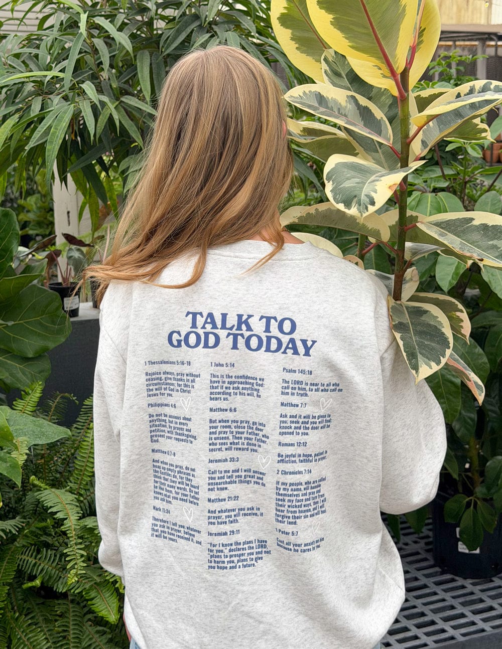 Talk to God Unisex Crewneck - A-1 Thread Vault