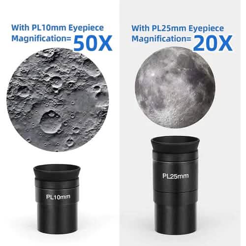 Telescope for Beginner 114mm Aperture 500mm AZ Mount Astronomical Reflector - A-1 Thread Vault