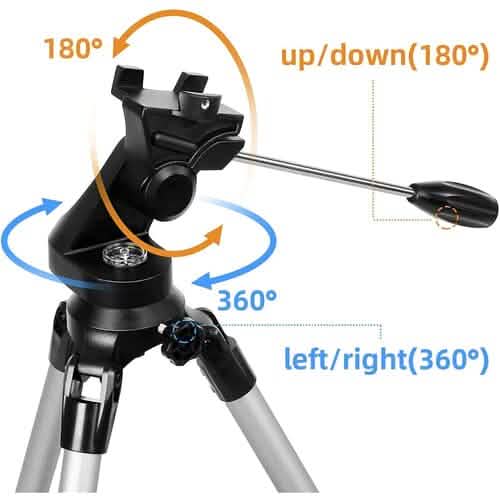Telescope for Beginner 114mm Aperture 500mm AZ Mount Astronomical Reflector - A-1 Thread Vault