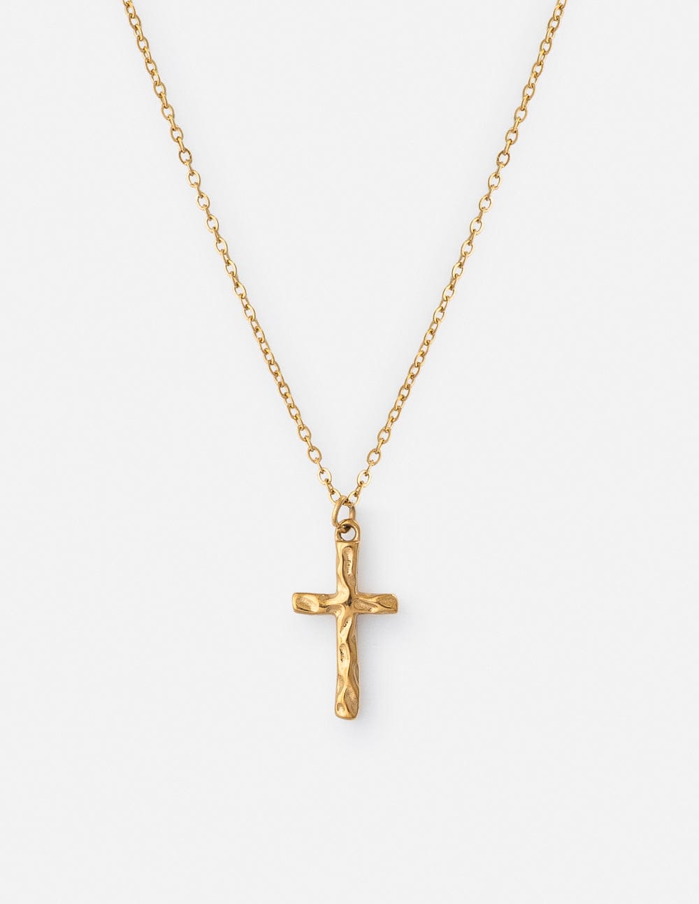 Textured Cross Necklace - A-1 Thread Vault