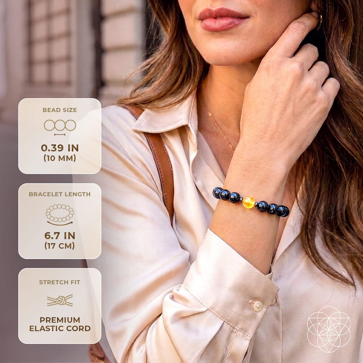 The Arfvedsonite Deep Healing Bracelet - A-1 Thread Vault