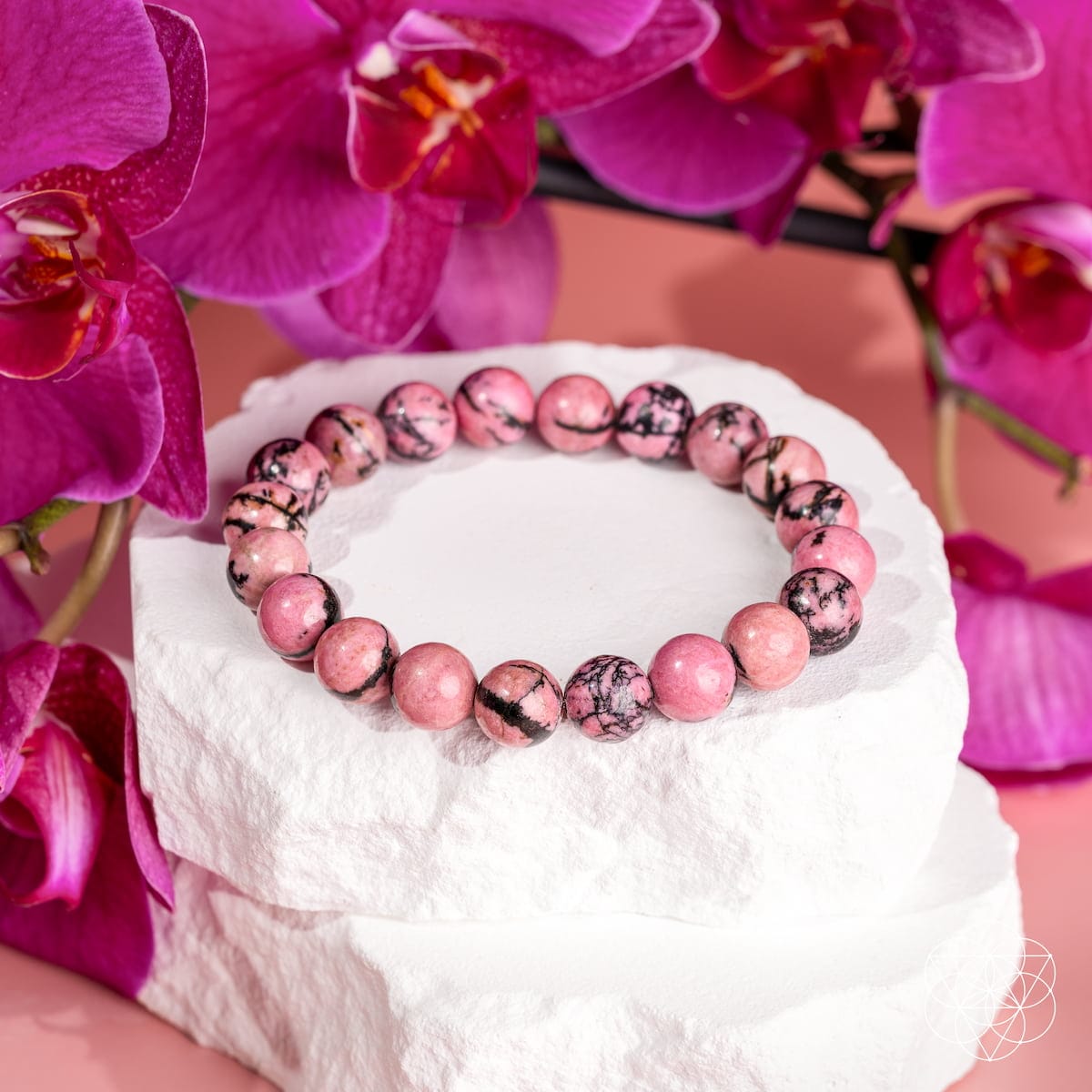 The Love Frequency – Rhodonite Bracelet of Forgiveness - A-1 Thread Vault