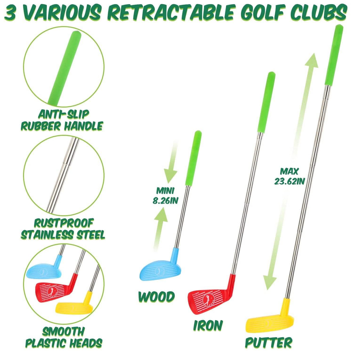 Toddler Golf Club Toy Set - A-1 Thread Vault