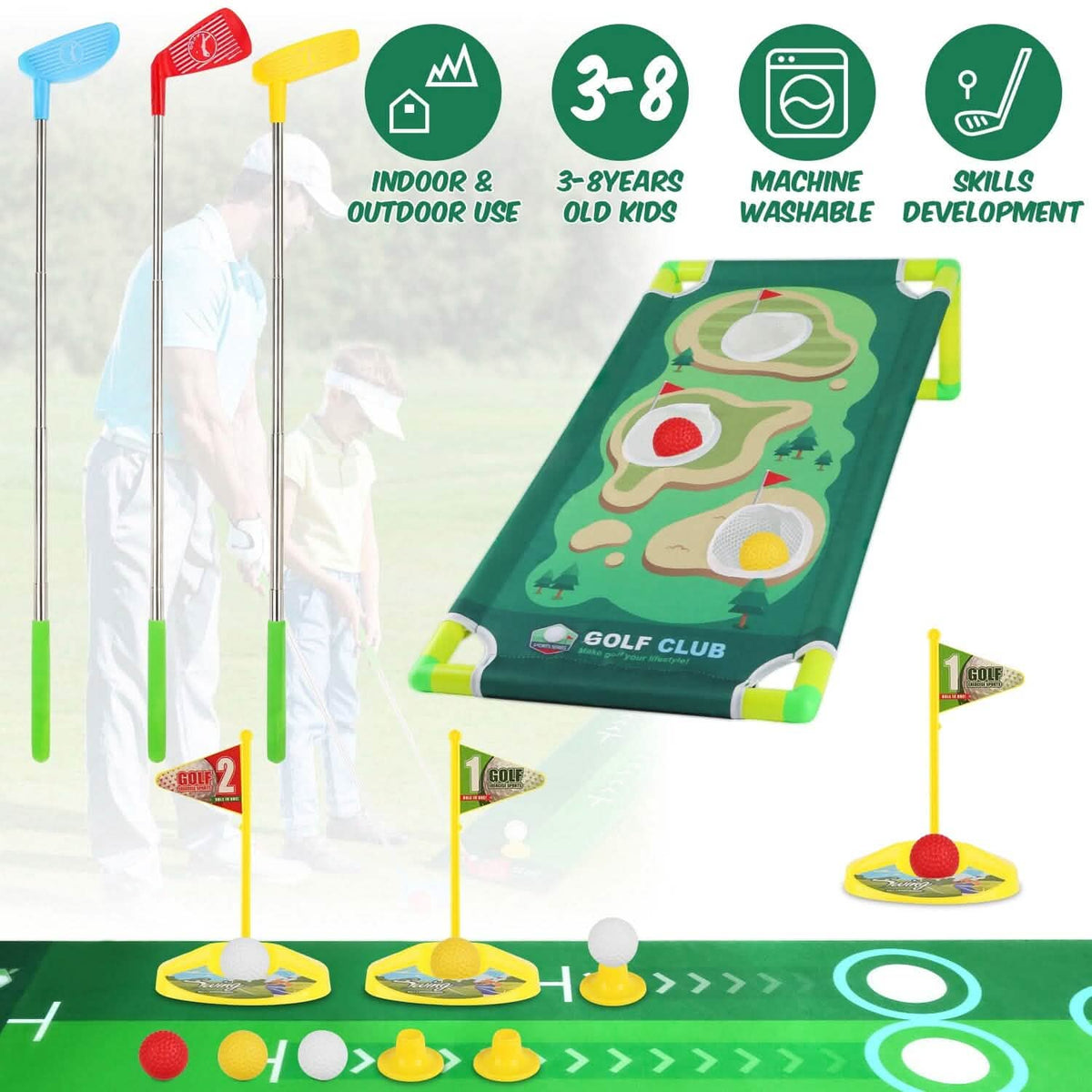 Toddler Golf Club Toy Set - A-1 Thread Vault
