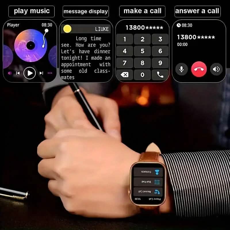 Touch Screen Dual Band Smartwatch - A-1 Thread Vault