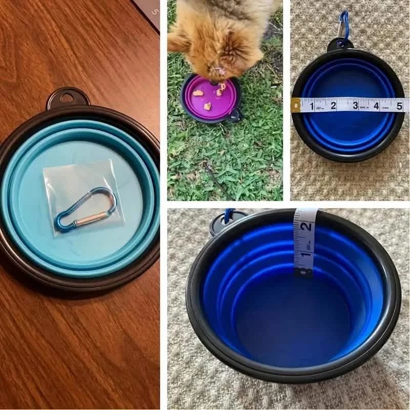 Travel-Friendly Pet Bowl - Durable TPR, Foldable & Chew-Resistant for Dogs & Cats - A-1 Thread Vault