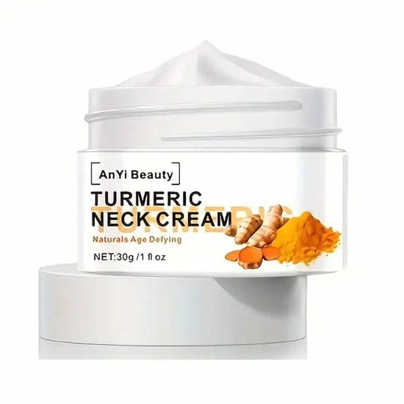 Turmeric Neck Firming Cream Facial Moisturizer with Retinol Collagen and Hyaluronic Acid - A-1 Thread Vault