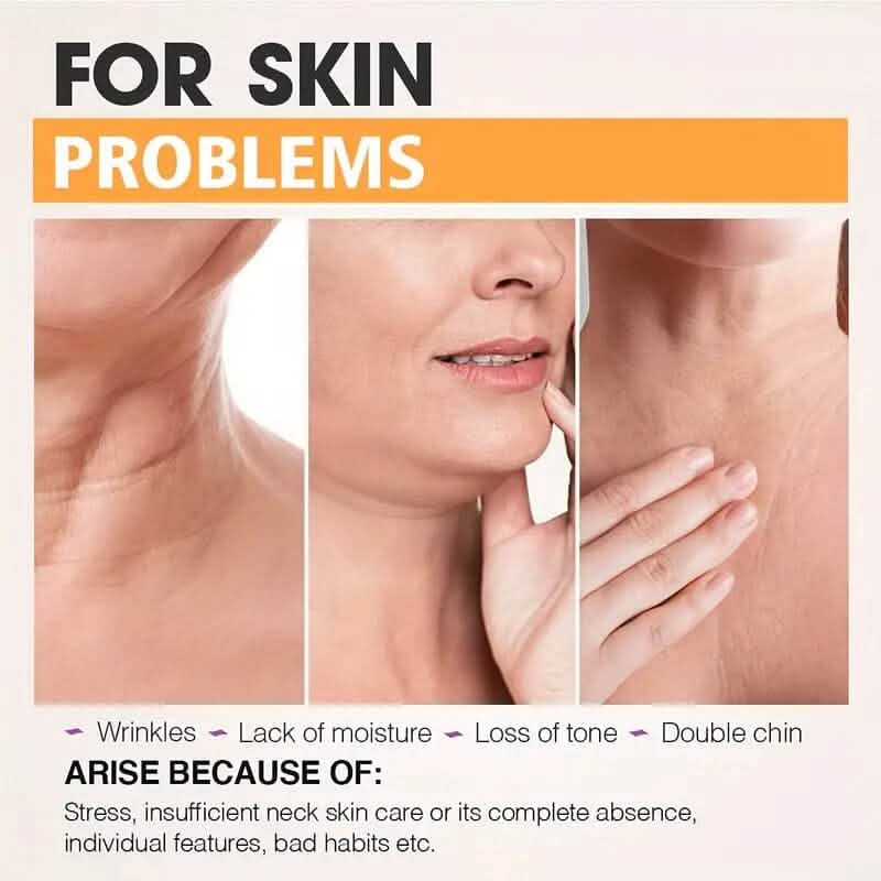 Turmeric Neck Firming Cream Facial Moisturizer with Retinol Collagen and Hyaluronic Acid - A-1 Thread Vault
