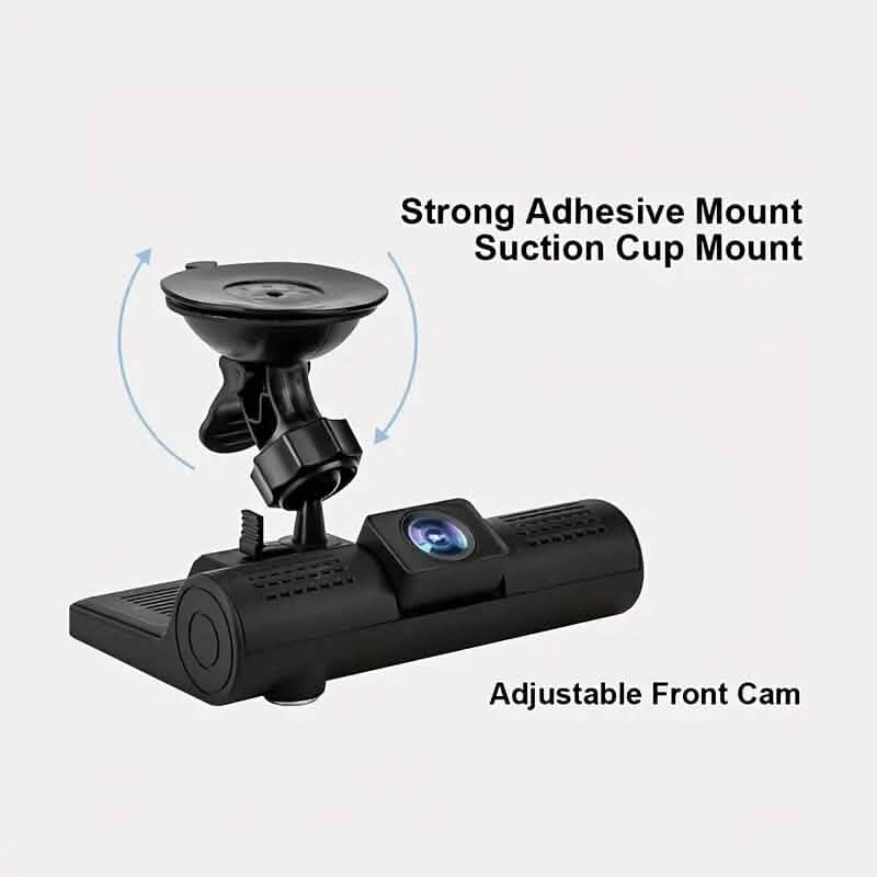 Two-Lens HD Night Vision Driving Recorder with Suction Cup Installation + 32G Card - A-1 Thread Vault