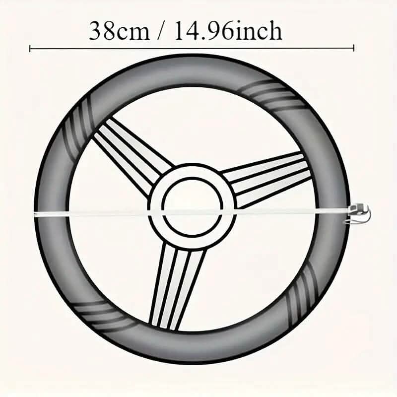Ultra-Thin Breathable Colorful Hemp Steering Wheel Cover - A-1 Thread Vault
