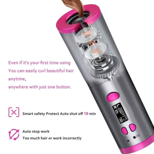 Unbound Cordless Automatic Hair Curler - A-1 Thread Vault