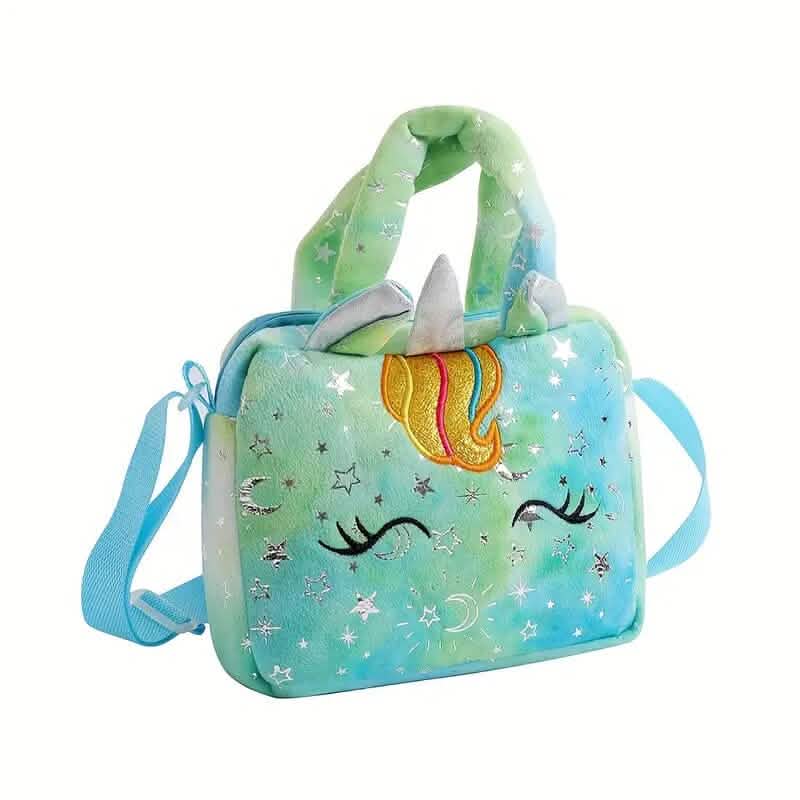 Unicorn Corduroy Shoulder Bag for Girls - A-1 Thread Vault