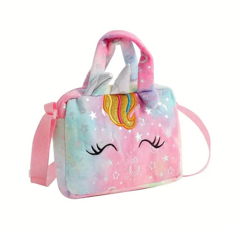 Unicorn Corduroy Shoulder Bag for Girls - A-1 Thread Vault