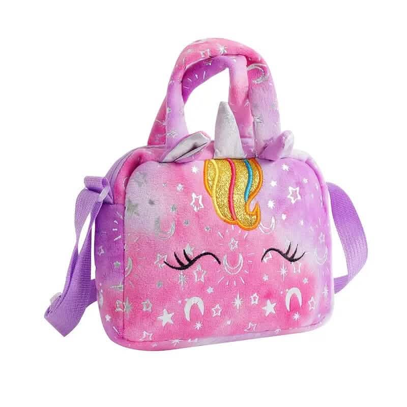 Unicorn Corduroy Shoulder Bag for Girls - A-1 Thread Vault
