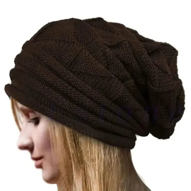 Unisex Oversized Knitted Baggy Beanie - A-1 Thread Vault
