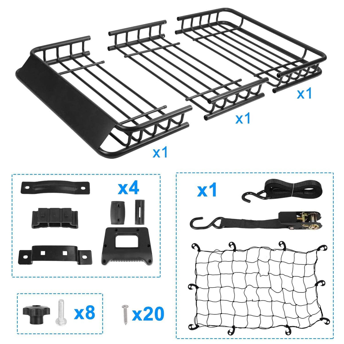 Universal Roof Rack Car Luggage Holder - A-1 Thread Vault