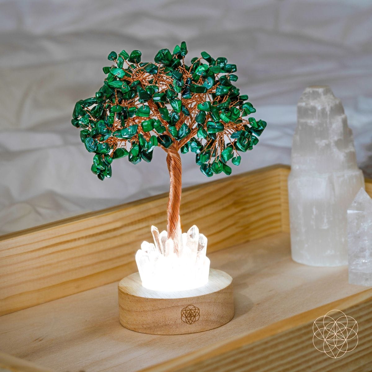 Unwind - Malachite Tree Lamp - A-1 Thread Vault